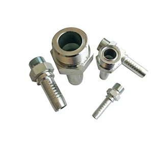 Custom Reusable Hydraulic Fittings Impact-Resistant Connector 45# Steel for Excavator General Use CE Certified 6-Month Warranty