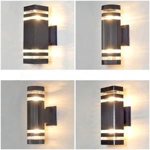 Hot Sale Aluminum IP65 Waterproof Outdoor Square Garden Light LED Wall Lamps for Decoration