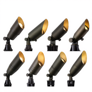 MR16 Aluminum Landscape LED Spot Lights Outdoor Landscape Brass Led Landscape Up Light