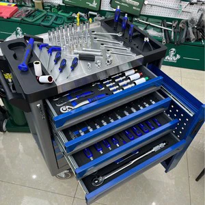 Foreign Trade 245-piece Machine Repair Set Car Repair Tools Complete Set Auto Maintenance Home Maintenance Mobile Tool Cabinet