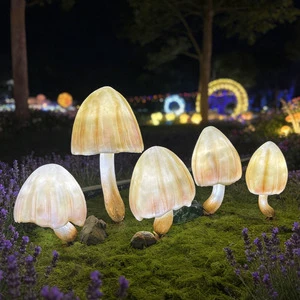 Led Simulation Small Umbrella Mushroom Lamp Group Modeling Landscape Decoration Atmosphere Lawn Light Garden