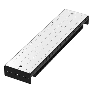 Lanyeeh Eg Series Black Aluminum Square LED Lamp Heat Sink Radiator with IP65 Rating Folding Fin Design and Black Powder Coating