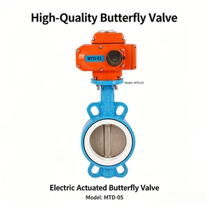 8-inch Cast Iron Electric Butterfly Valve with Electromagnetic/Pneumatic Control for Water Flow Regulation Product Category