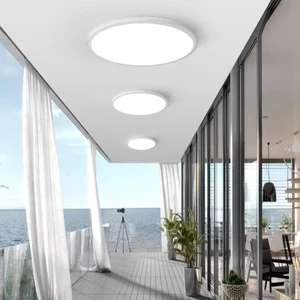 Modern LED Ceiling Light with Elegant Flower Design for Living Room Study Bedroom Indoor Interior LED Lighting