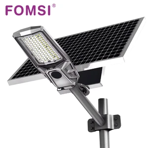 FOMSI Outdoor LED 200W-600W Solar Street Light Waterproof IP65 with Remote Radar Battery Display Control Garden Road Lighting