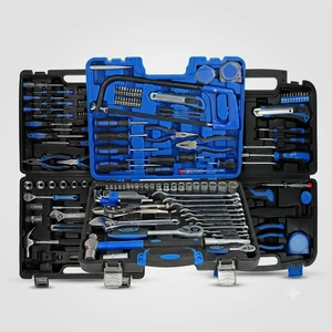 Wholesale OEM 86PC Home Tool Set Box of Mechanical Screwdriver Bits Ratchet Socket Set CRV Steel Portable Tool Case OEM/ODM