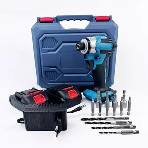 Hot Selling 16V Cordless Brushless Impact Driver Drill with Hard Case Battery Powered for Family & Industry Use
