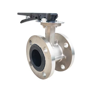 Large Diameter Stainless Steel Butterfly Valve with Bi-directional Sealing Special for Drainage System