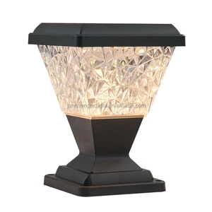 Dusk to Dawn Solar Post Light Solar Lights Outdoor Garden All in One Solar Main Gate Post Pillar Outdoor Led Garden Light