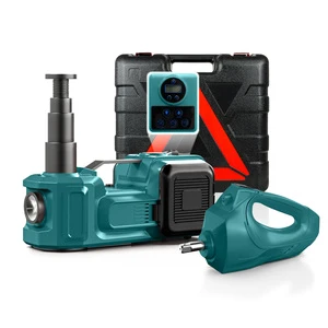 5Ton NOVUS NCJ007 12V Hydraulic Jack Electric Impact Wrench Tire Inflator Pump 180W for SUV/MPV/Truck Garage Repair