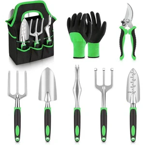 Multi Function Garden Tools Kit Lady Gardening Hand Tools Set with Bag