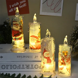 Cute Led Mini Candle Small Night Lamp Living Room Desktop Decoration Birthday Gifts Home Display Lampe De Chevet