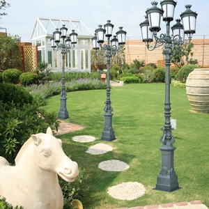 European Style IP67 Waterproof Metal LED Garden Light 270 Beam Angle 3000K/4000K/6000K/RGB Color Temperature Outdoor Lighting