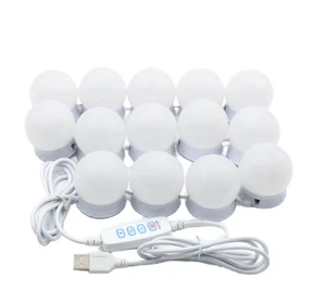 Pro Glam Light 3-Way Color Changing LED Vanity Mirror Bulb with Anti-Glare Dimmable Feature for Modern Bathroom Makeup Lighting
