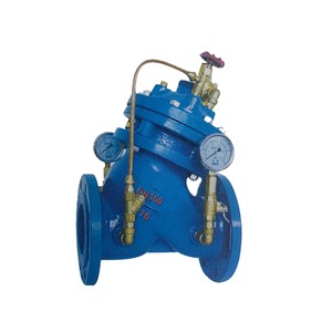 Remote Control Float Valve Ductile Iron Flange Straight-Through Hydraulic Water Control Valve AC 220V 2