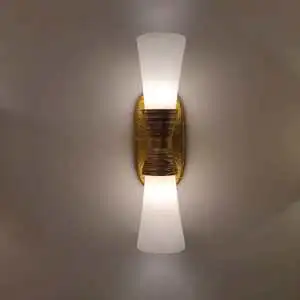 Modern Gold LED Wall Lamp for Villa Living Room Bathroom Vanity Hotel Corridor Hallway Wall Sconce Lighting