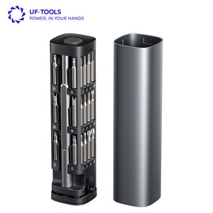 UFTOOLS OEM 46-in-1 Steel Handle Precision Rechargeable Percussion Mini Electric Screwdriver Set For DIY Phone And Laptop Repair