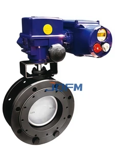 Pneumatic High Performance Butterfly Valve Double Offset Industrial Butterfly Valve