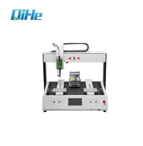 Automatic Visual Screw Locking Machine Desktop Dual Platform 4-Axis Auto Feeding Servo Electric Screwdriver