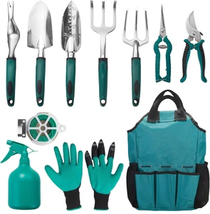 11pcs Outdoor Lawn Maintenance Indoor Plant Tool Planting Gardening Accessories Set Garden Tool Kit
