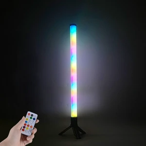 Modern Party Supplies Rgb Light Stick Battery Powered Remote &app Control 360 Led Pixel Tube Lights Stage Corner Floor Lamp