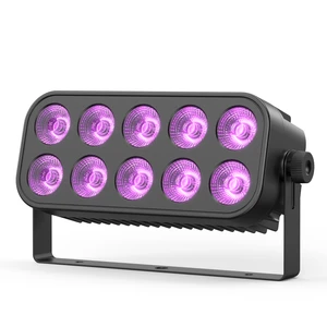 U`King 10X4W RGBW 4in1 LED Background Wall Wash Lights Effect Stage Lighting Wall Washer Dyeing Light