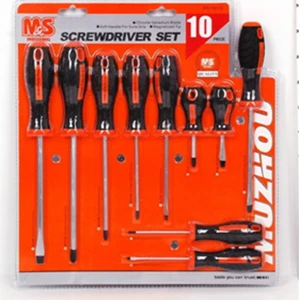 Big Handle Screwdriver Sets Screwdriver Sets Polished Surfaces 9pcs Screw Drivers Set