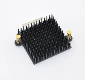 Computer BGA Aluminum Heat Sink with Copper Push Pin