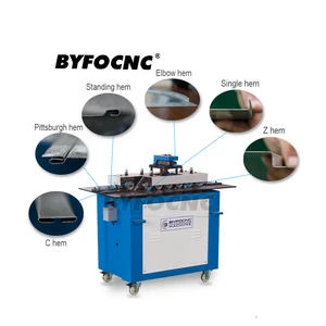 BYFO Brand Hvac Pipe Joint Forming Machine,lock Forming Equipment,pittsburgh Locking Former