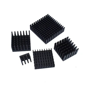 25X25X15mm Black Aluminum Radiator IC Heat Sink Heat Sink 40 X 40 mm X 11 mm / 28 X 28 X 6 / 25 mm 4.8