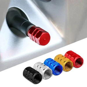 Aluminum Alloy Car Tire Valve Cap, Universal Valve Core Valve Cover