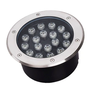 Manufacturer Home 18W Inground Garden Ground Lights Recessed Inground Waterproof Buried Lamp