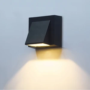 Mini Design 50/60Hz Exterior Surface Mounted Aluminum LED Outdoor Wall Lamp 3W 3000K 4000K 6000K