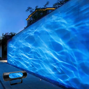 Dynamic Aurora Multicolor LED Projection Lamp For Restaurant Bar Background Decor Garden Wall Wash Lights & Lighting Product
