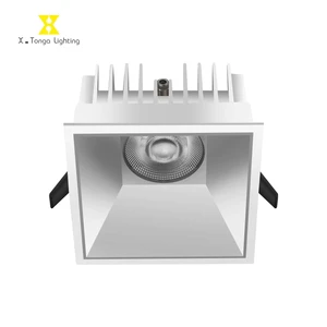 IP65 Deep Waterproof Round Square Dali Aluminum Down Light for Bathroom Use Commercial Design Ceiling Downlight
