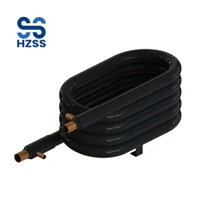 HZSS Customized Shell And Tube Heat Exchanger Copper Coil Heat Exchangers For Heat Pump Condenser