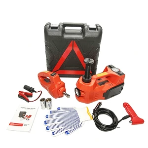 12V DC Car Electric Hydraulic Jack Impact Wrench 2 in 1 Emergency Tire Repair Tool Kit SUV Off Road Vehicle Tool Combo
