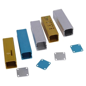 Aluminum Enclosure Extruded 6063 Heatsink Profile Case With End Plates For DIY PCB Project Box Housing