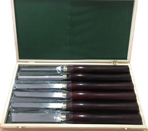 8PCS High Quality Professional Supplier Wood Turning Tool HSS Lathe Carving Chisel Set Caving Woodturning Tools Set