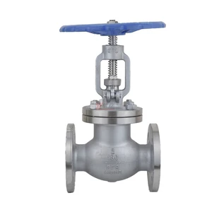 High Temperature ANSI 150LB 304 316 Stainless Steel JIS 10K 1.6-6.4mpa WCB Metal Seated Manual Flanged Globe Valve