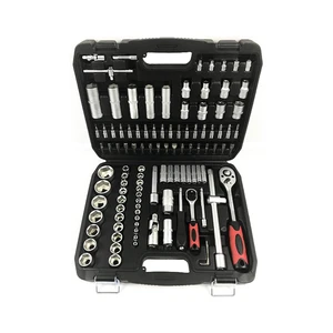 108pcs Box Tool Set for Car Repair Tools Mechanic Tool Set Matte Plating Sockets Set Ratchet Spanners Wrench
