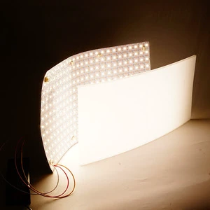 24V Backlit Light Flex LED Panel SMD LED Flexible Light Sheet for DIY Stone Backlight Advertising