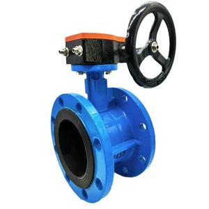Flanged Butterfly Valve Industrial Use with Stainless Steel Disc Durable Design