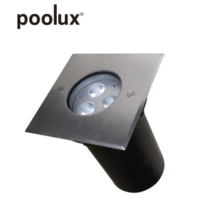 Square RGB LED Inground Recessed Lights Stage Stairs Garden Light Outdoor Buried Floor Waterproof Underground Lamp IP68