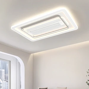 Hot Sale Simple Multi-Function Ceiling Light Living Room Voice Control Smart Bladeless Ceiling Fan with Light
