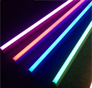 RGB Color T8 Tube Lamp 2/3/4/5 Foot LED Neon Tubes