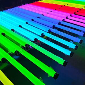 Waterproof Party Stage Lighting DMX512 Programmable LED Tube RGB Color Changing Pixel 3D Tube Lights