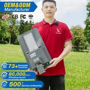 Outdoor Die Cast Aluminum Waterproof Ip66 60w 100w 180w 240w All in One Solar Street Light