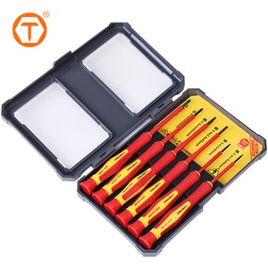 1000V 6PCS Small VDE Certified Screw Driver Kit Magnetic Tip Mini Precision Insulated Screwdriver Set For Electrical Work