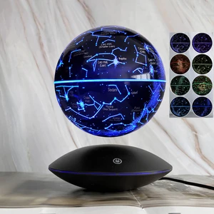 HCNT Magnetic Levitating Constellation LED Table Lamp Floating Star Light Ball RGB Colorful Lights Modern Electric Home
